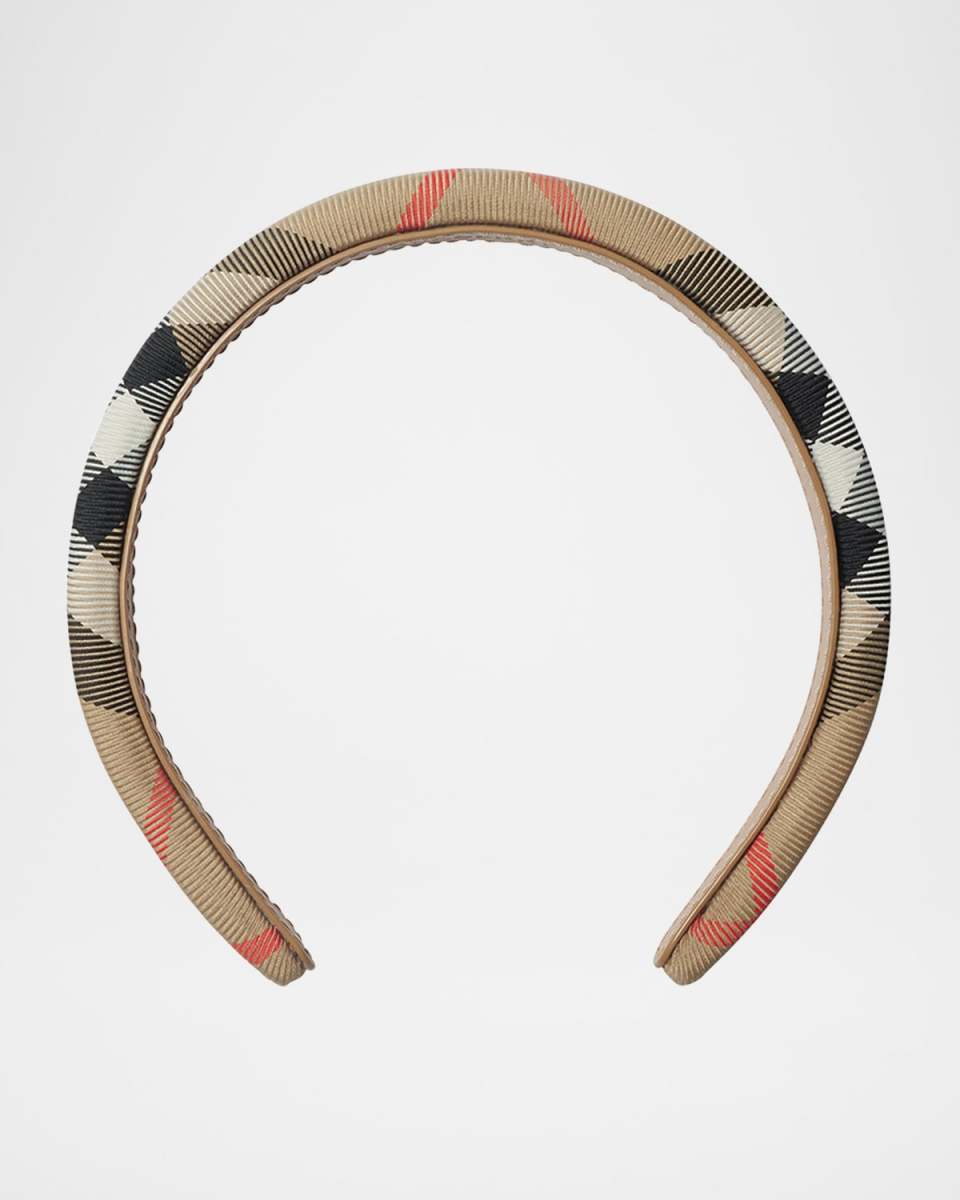 Girl's Check Classic Headband